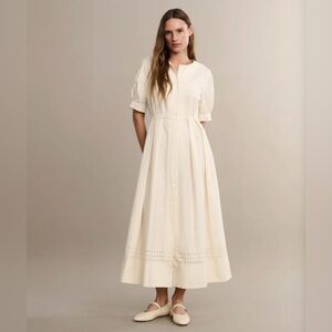 Jenni Kayne Harper Dress in Warm Ivory